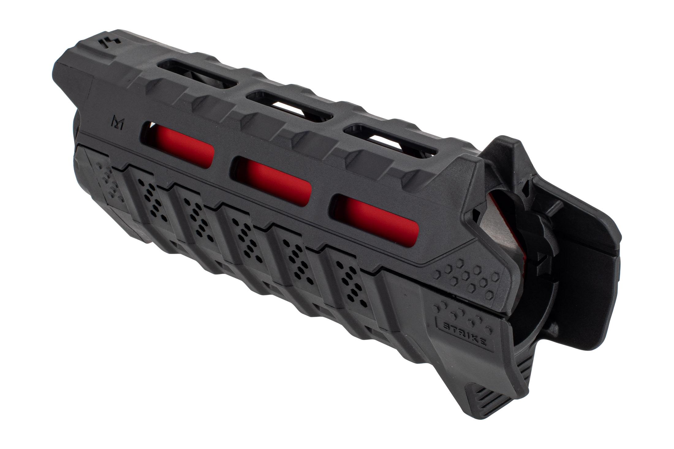Strike Industries Carbine Length Handguard with Heat Shield - Black/Red